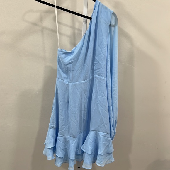 Michael Costello x REVOLVE Sunny Mini Dress in Blue - Picture 10 of 10
